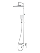 Душевая система Gappo G2418-20 тропический душ Хром  из материала  Латунь цвет Хром Настенный  Хром     | ООО "УЮТНЫЙ ДОМ"